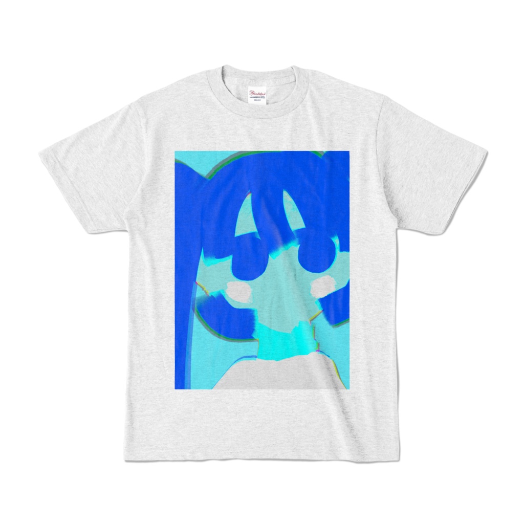 ブルーTシャツ