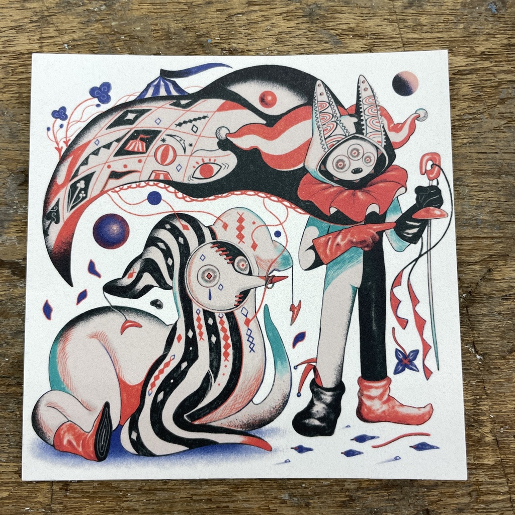 正方形ポストカード