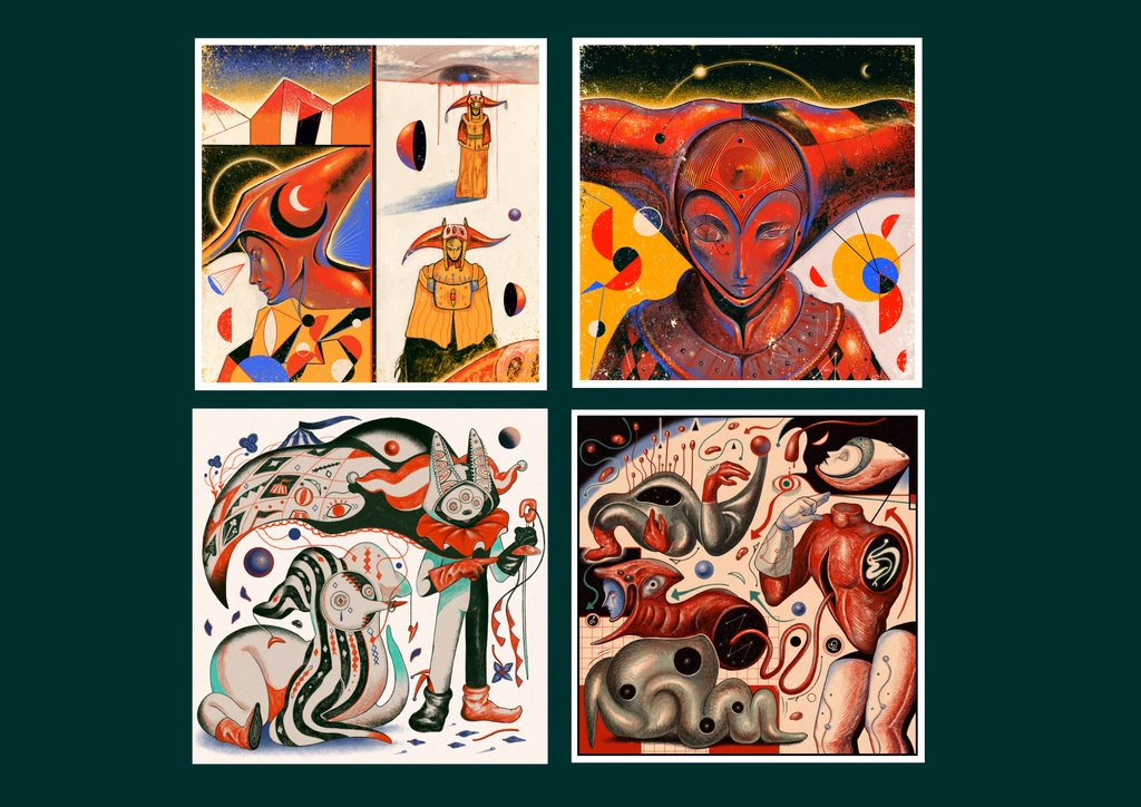 正方形ポストカード