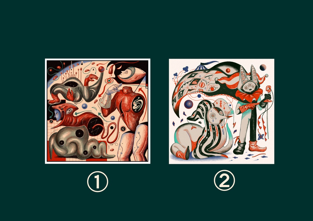 正方形ポストカード