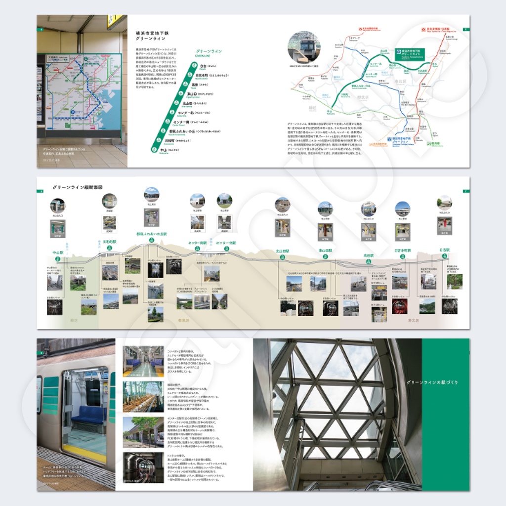 グリーンラインの駅を見よう