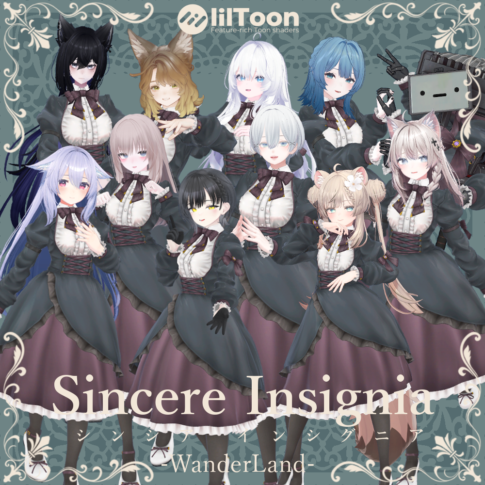 周年記念SALE中！[10アバター対応] Sincere Insignia [VRC想定衣装]