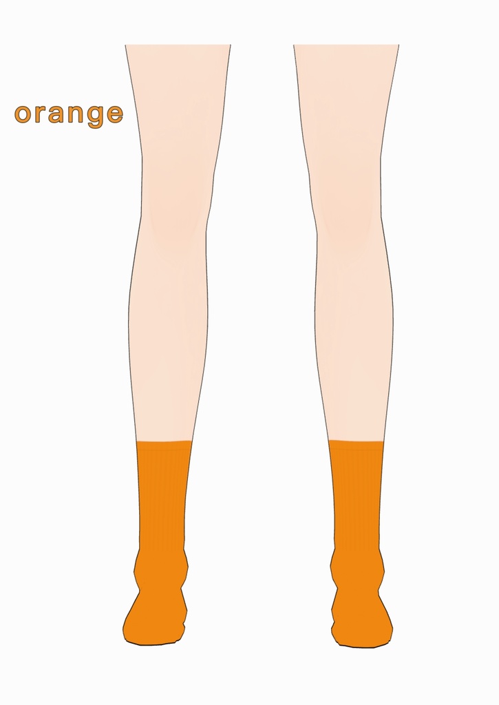 【VRoid】ソックス5色セット