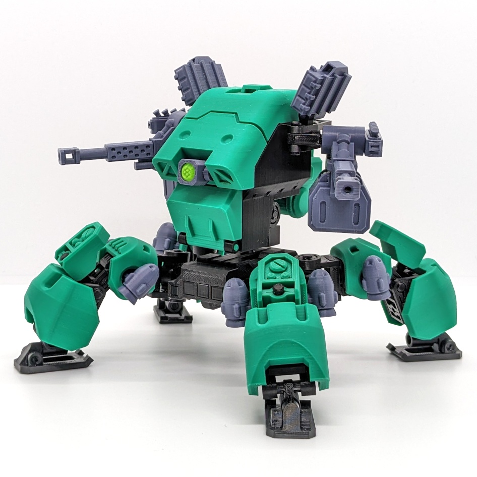 4脚ロボ ビルガス【組立式ガレージキット】