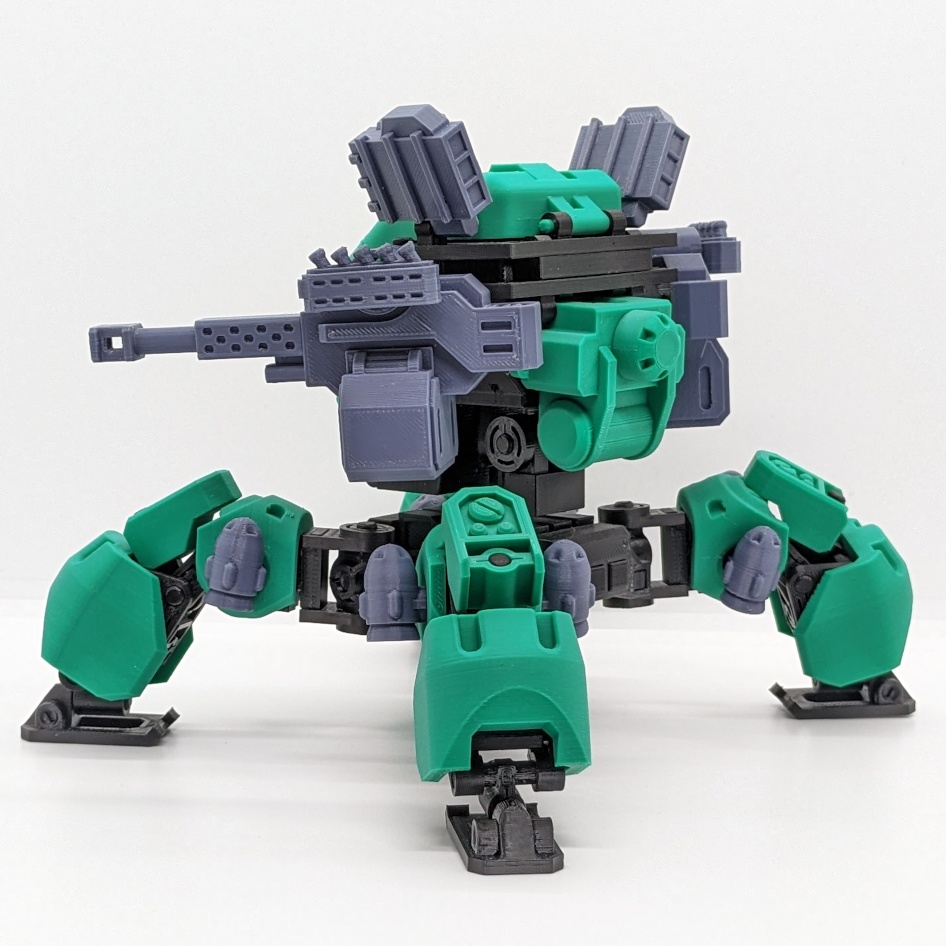 4脚ロボ ビルガス【組立式ガレージキット】