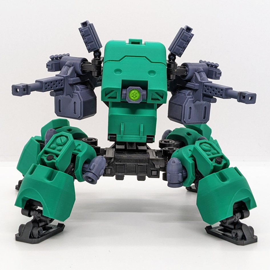 4脚ロボ ビルガス【組立式ガレージキット】