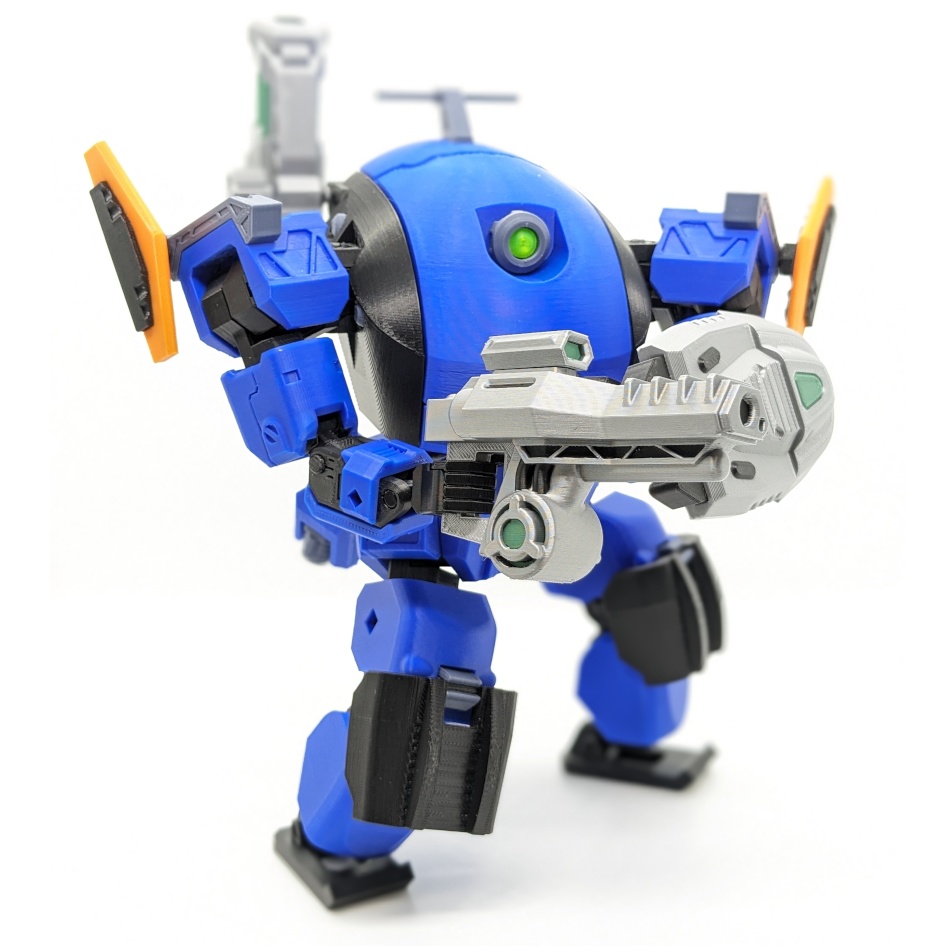 2脚ロボ オルカヘッド【組立式ガレージキット】