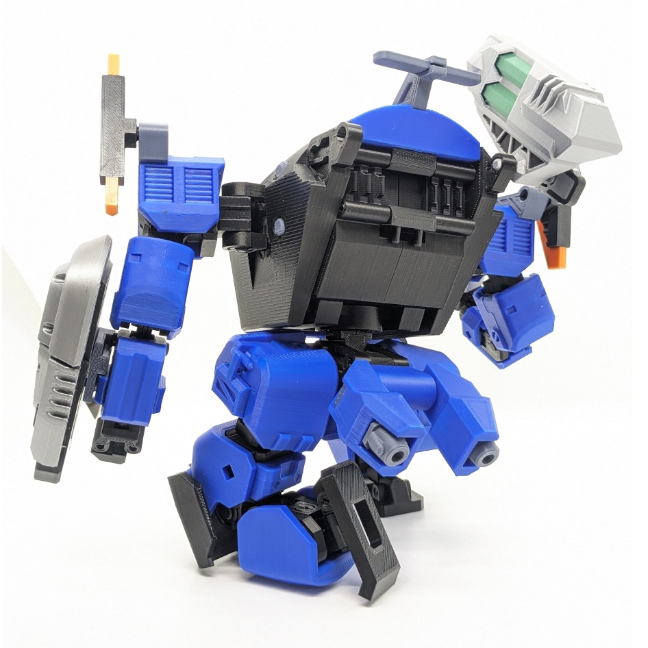 2脚ロボ オルカヘッド【組立式ガレージキット】