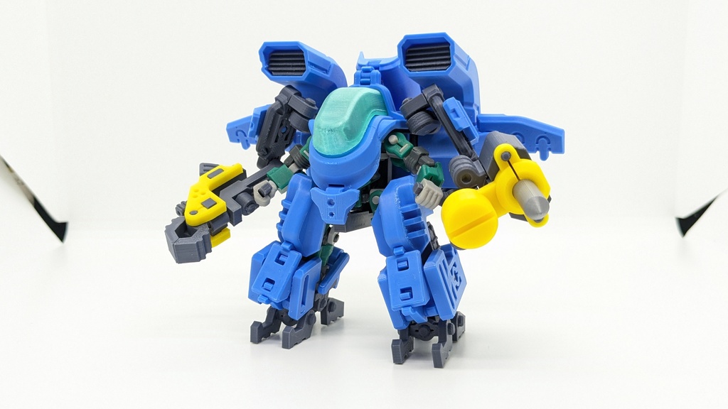 パワードスーツ ISANA & ワンプレートソルジャーType1【組立式ガレージキット】