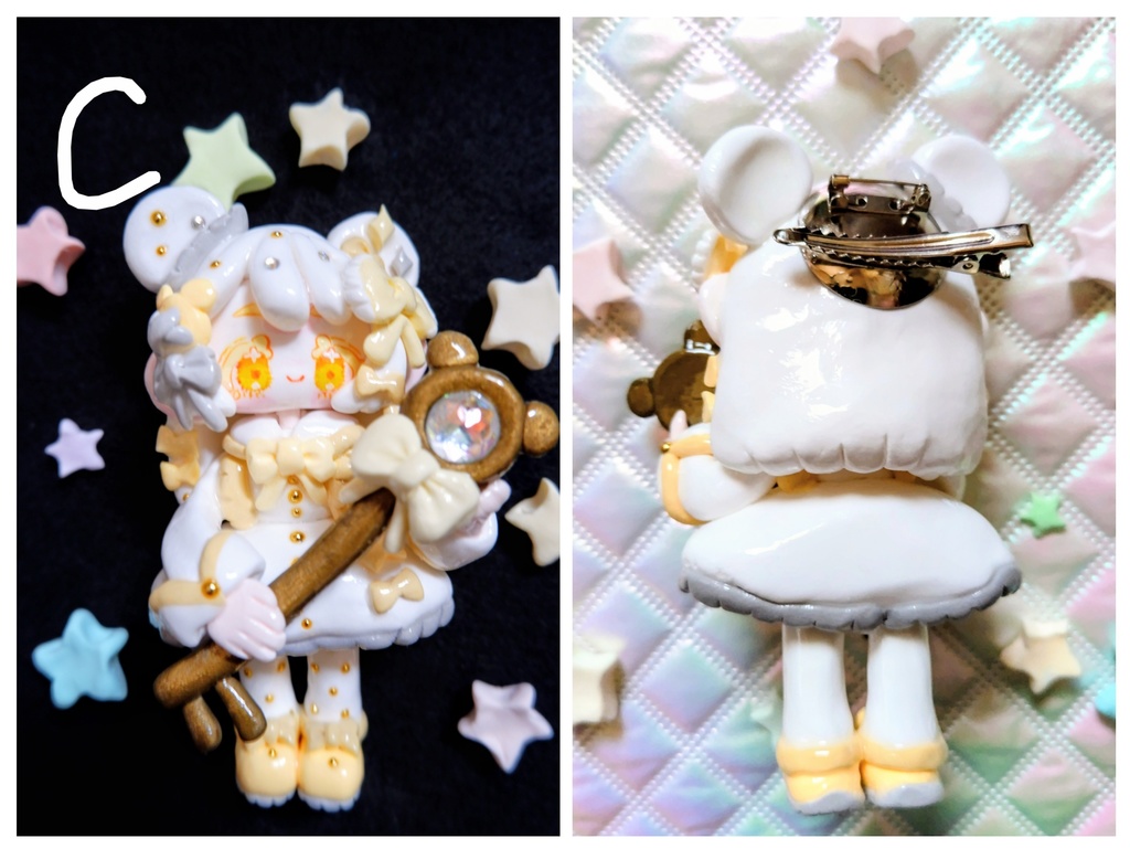 鍵の妖精ブローチ