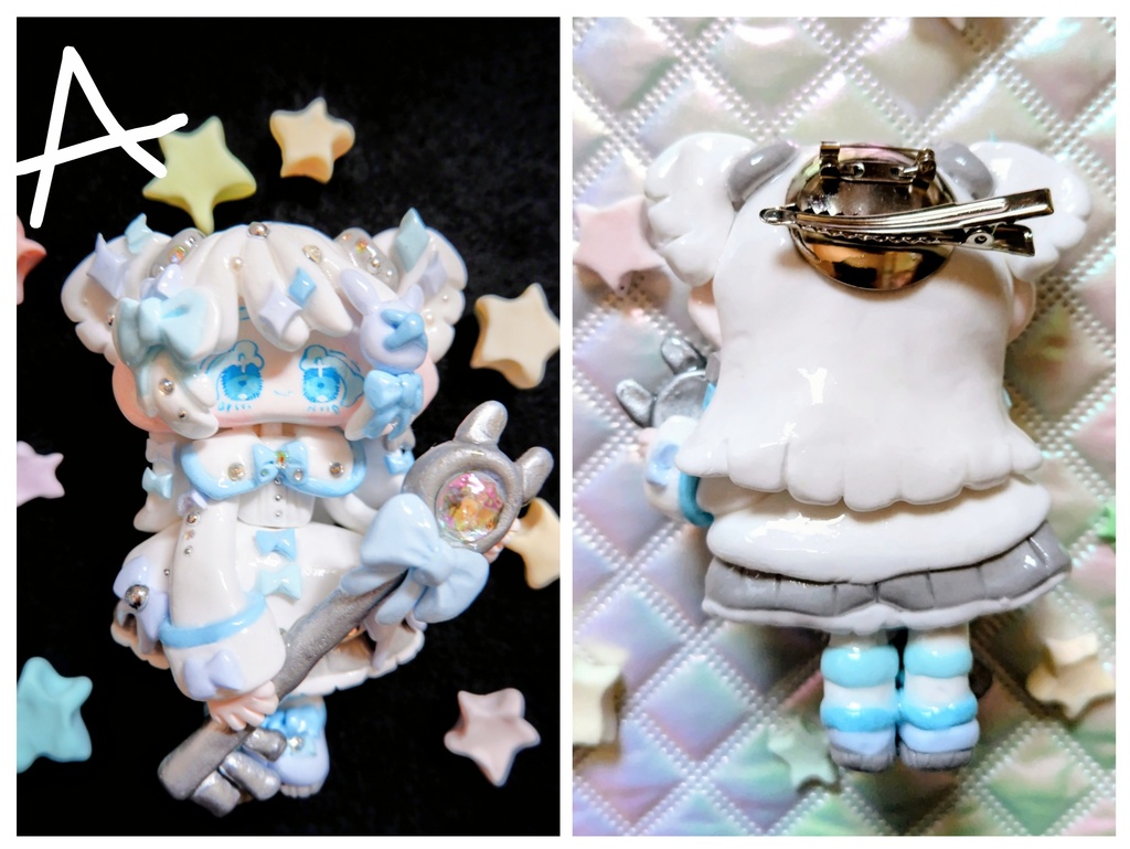 鍵の妖精ブローチ