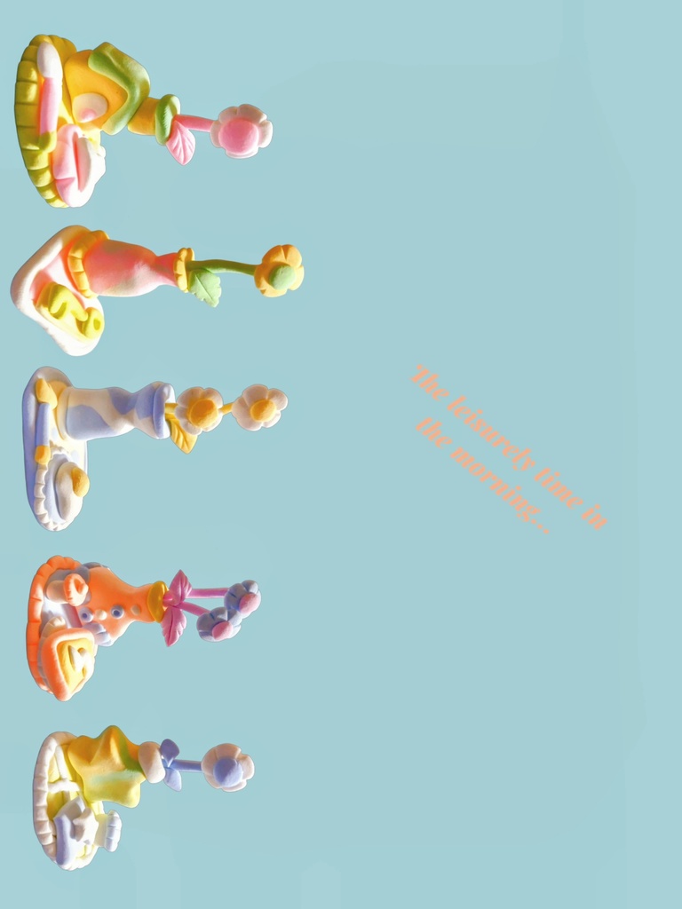 朝の花たちシリーズ