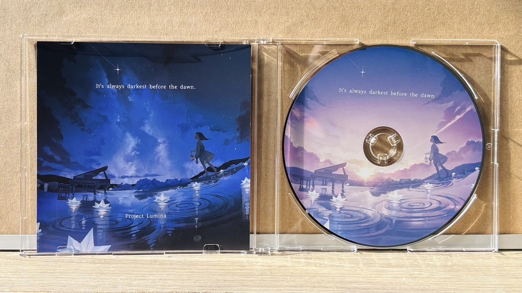 Project Lumina 1st mini Album 「It's always darkest before the dawn.」(ポストカード&アクリルキーホルダー付き)