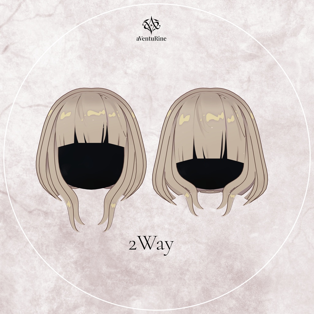 🎉3日間限定セール🎉【キプフェル対応】2way/Candy Garnet Bob