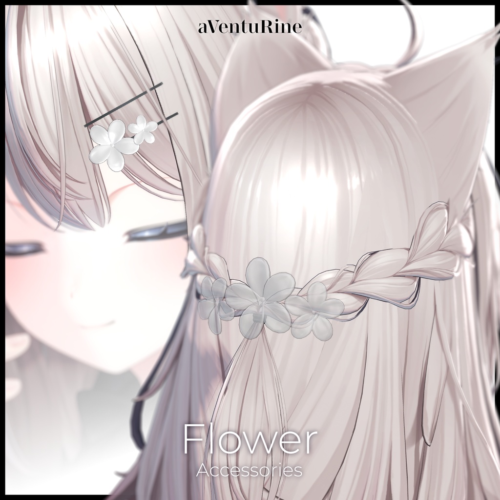 【無料/FREE】Flower Accessories【X Followers 1,000+ Anniv.】
