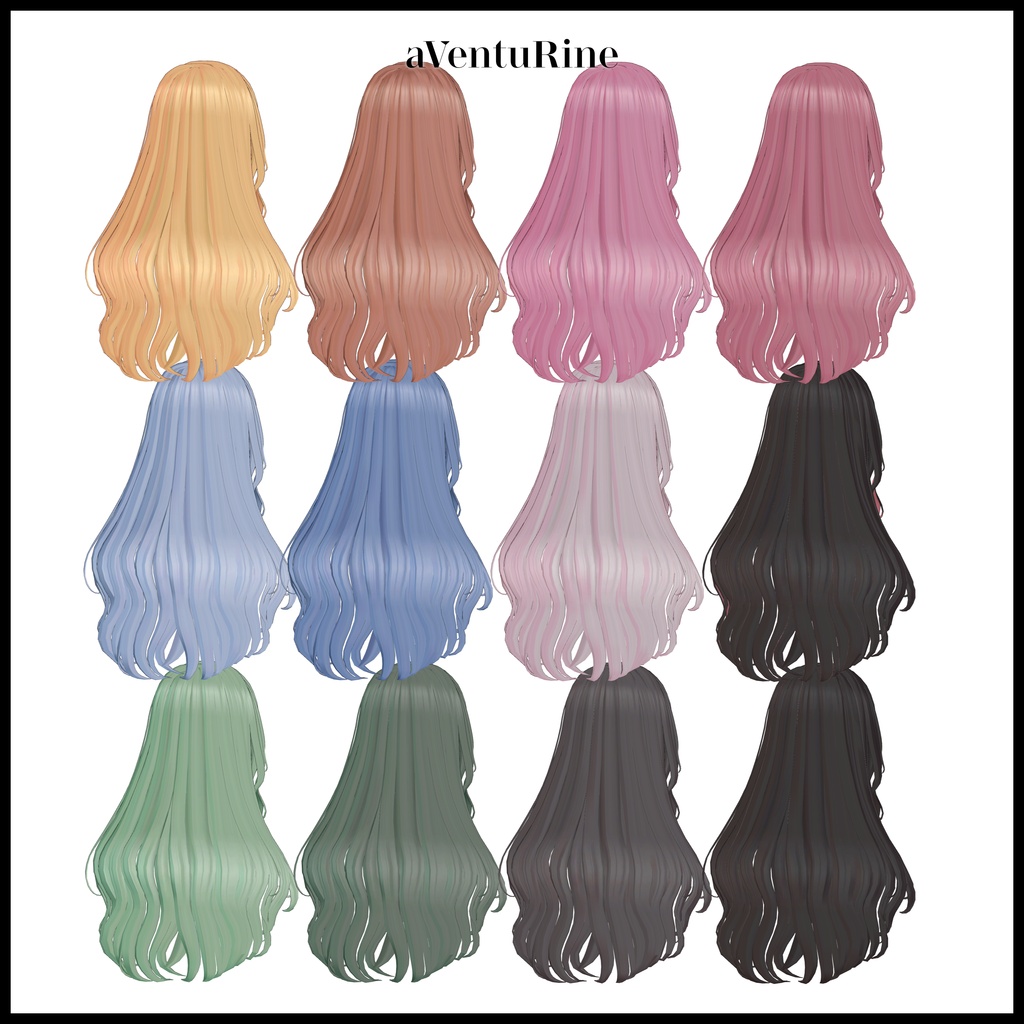 【3日間限定発売記念セール🎉】Milky Opal Hair【7アバター対応】
