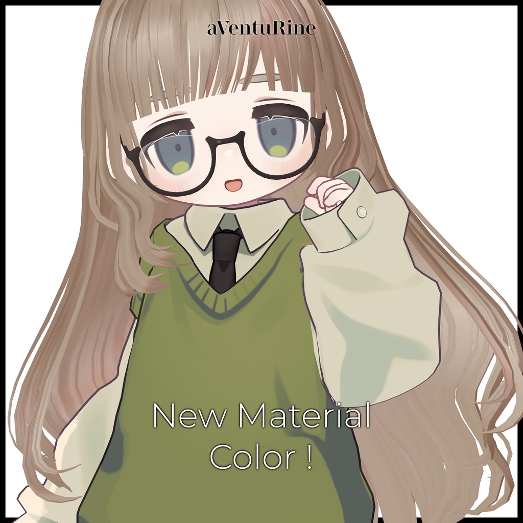 Milky Opal Hair【10アバター対応】