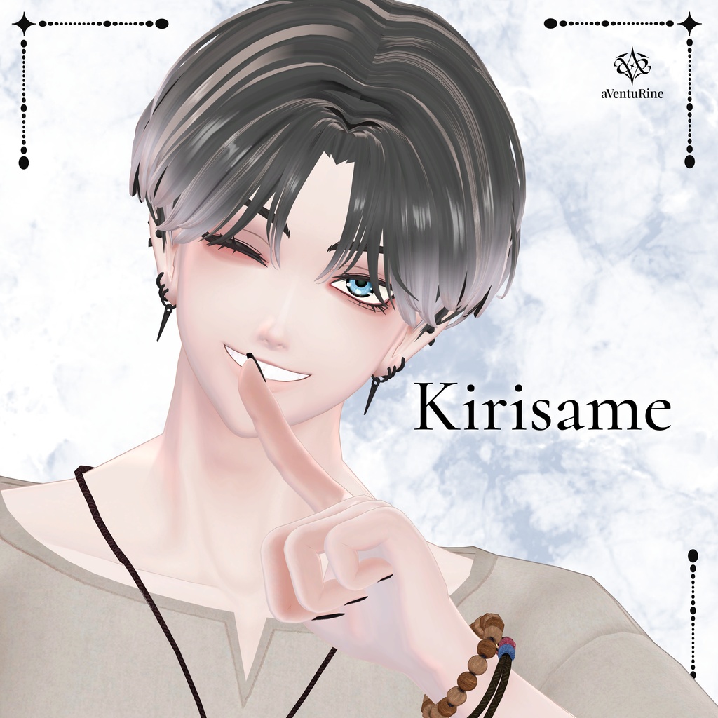【5アバター追加対応🎉】Quartz Centerpart Hair【14アバター対応】#aVentuRine_jp
