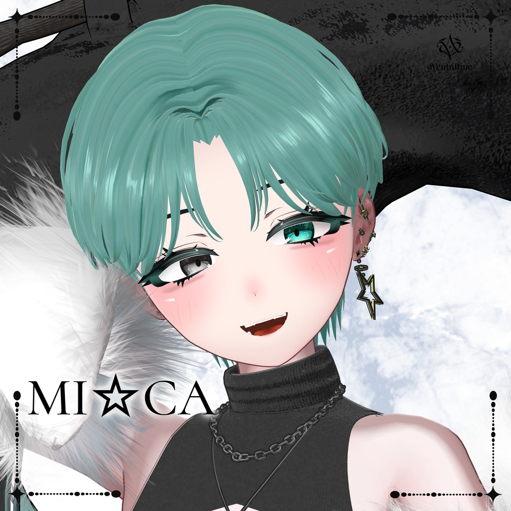 【5アバター追加対応🎉】Quartz Centerpart Hair【14アバター対応】#aVentuRine_jp