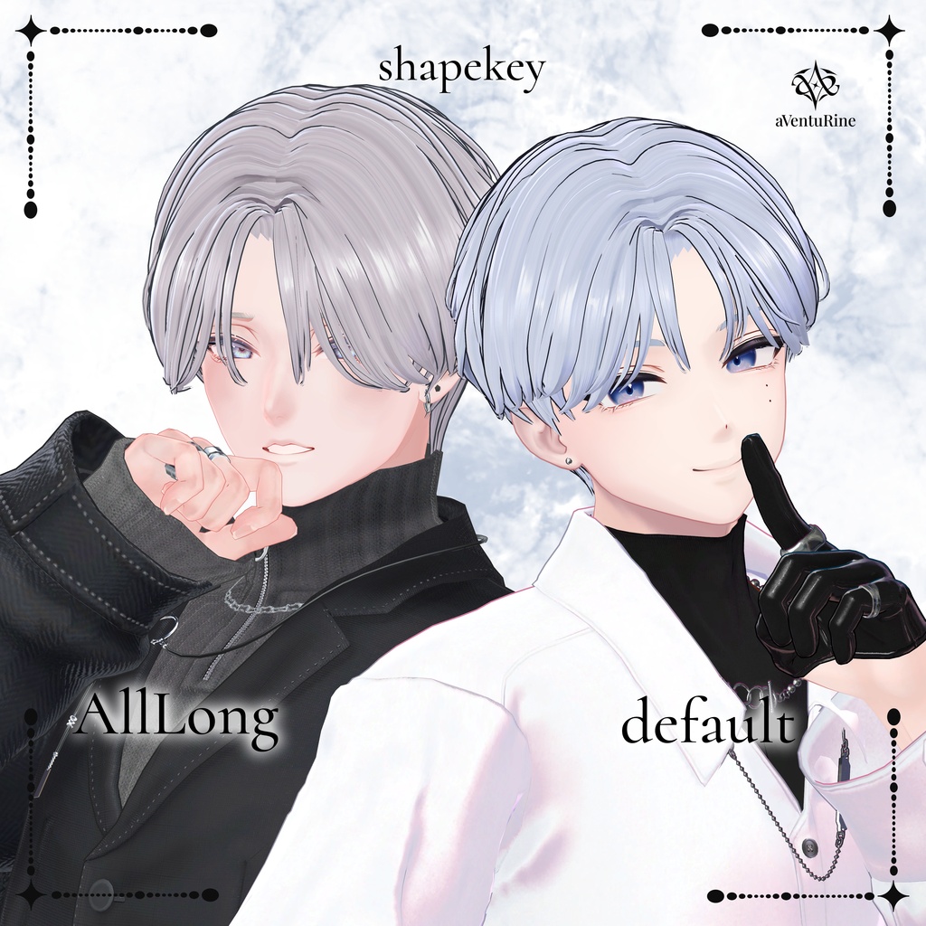 🎉3日間限定セール🎉Quartz Centerpart Hair【9アバター対応】