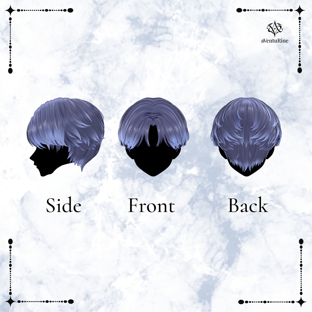 🎉3日間限定セール🎉Quartz Centerpart Hair【9アバター対応】