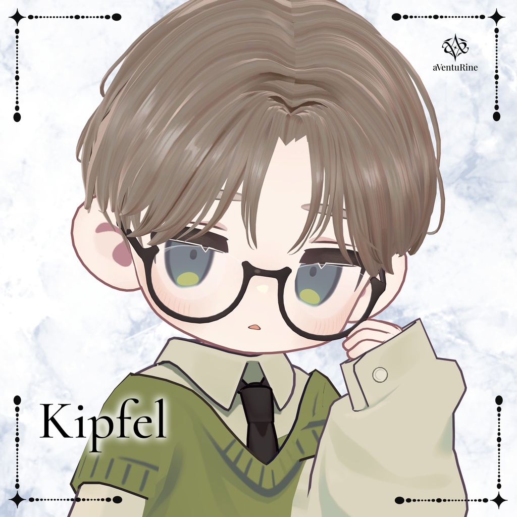 【5アバター追加対応🎉】Quartz Centerpart Hair【14アバター対応】#aVentuRine_jp