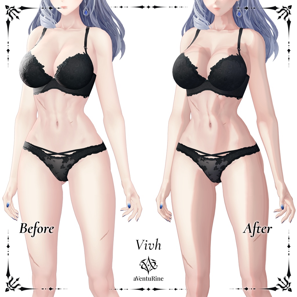 Silky Moist Material Preset 【lilToon】#aVentuRine_jp