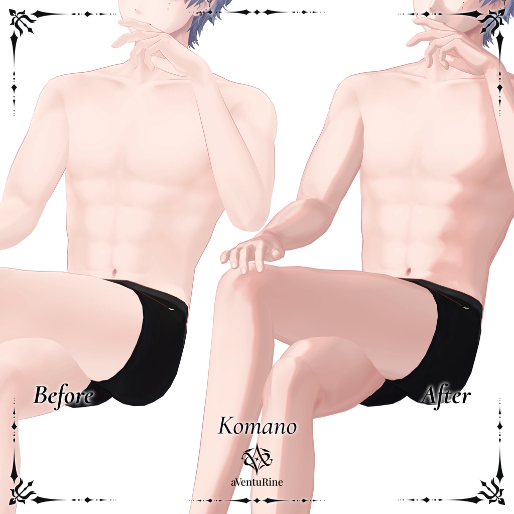 Silky Moist Material Preset 【lilToon】#aVentuRine_jp