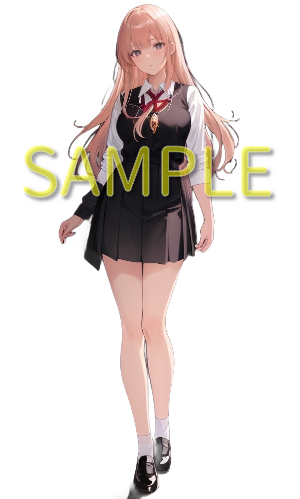 学生服 立ち絵 school uniform 校服 66 pieces