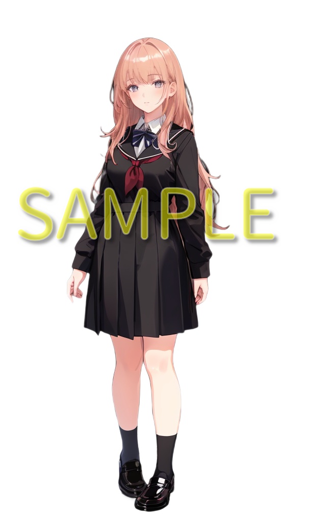 学生服 立ち絵 school uniform 校服 66 pieces