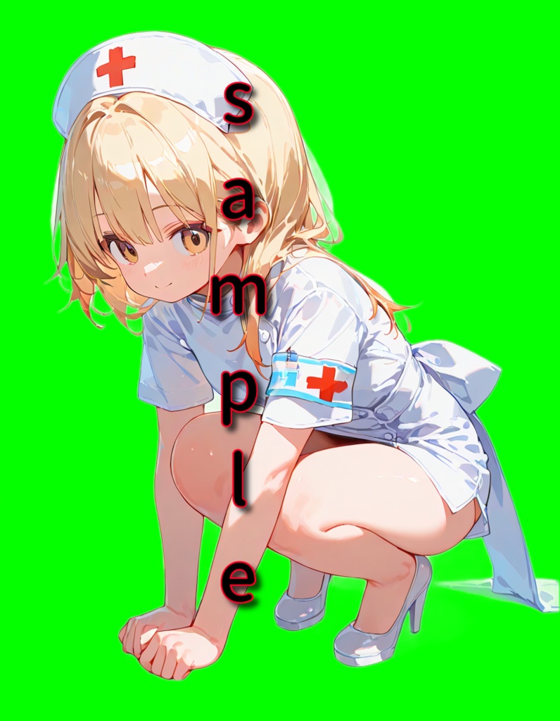 ナースのランダムイラスト nurse illustration 护士插画 100枚BOX