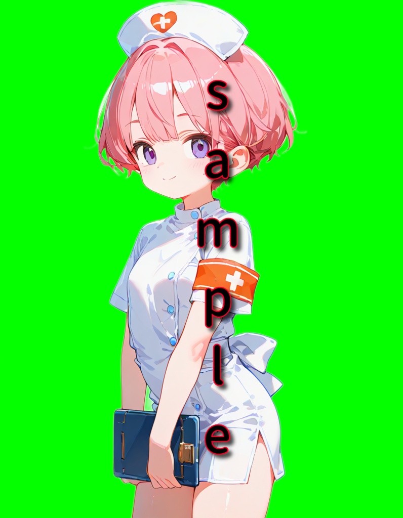 ナースのランダムイラスト nurse illustration 护士插画 100枚BOX