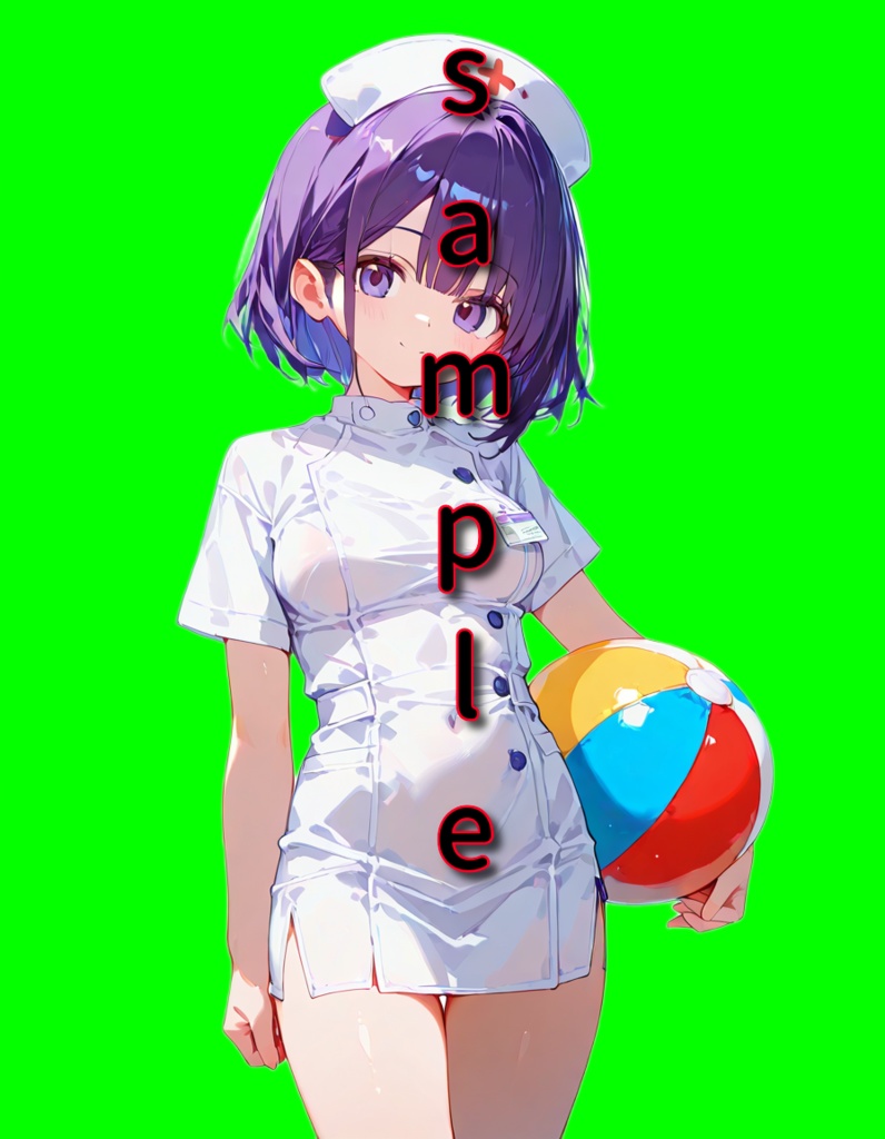 ナースのランダムイラスト nurse illustration 护士插画 100枚BOX