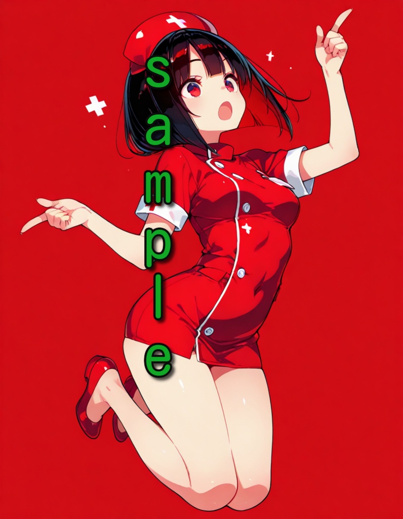 ナースイラスト nurse illustration  护士插画 39pieces