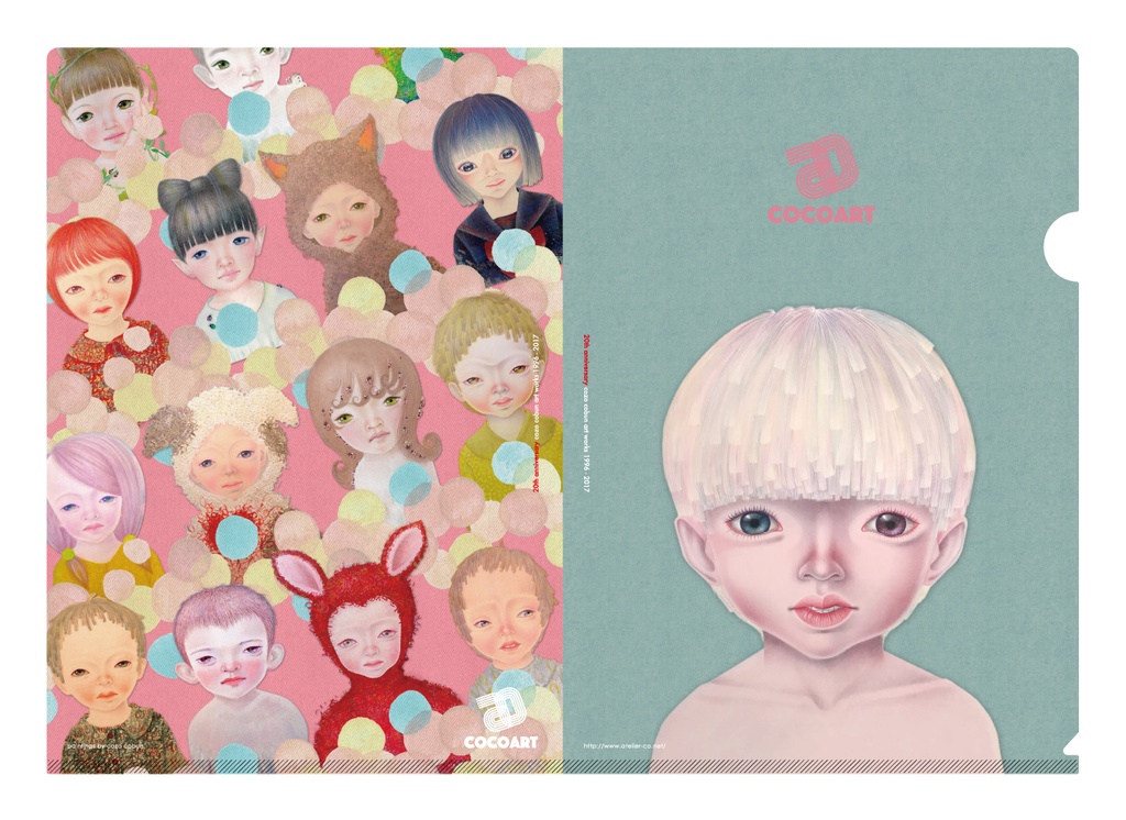 cocoartオリジナルクリアファイル2枚セット(偽物の未来に...&20th)