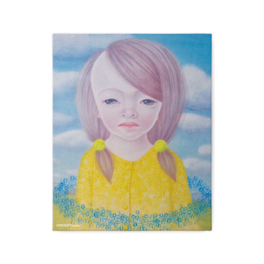 「もどることもすすむこともできないばしょにひとり」キャンバスプリント