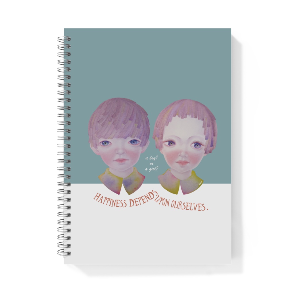 おとこの子?」「おんなの子?」リングノート