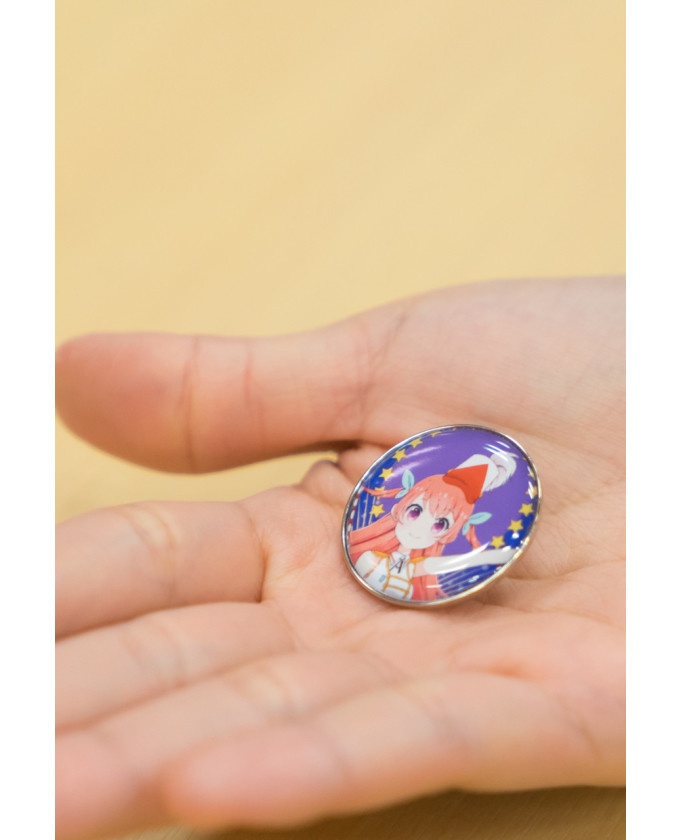 cocoart(ココアート)ロゴ ピンバッヂ