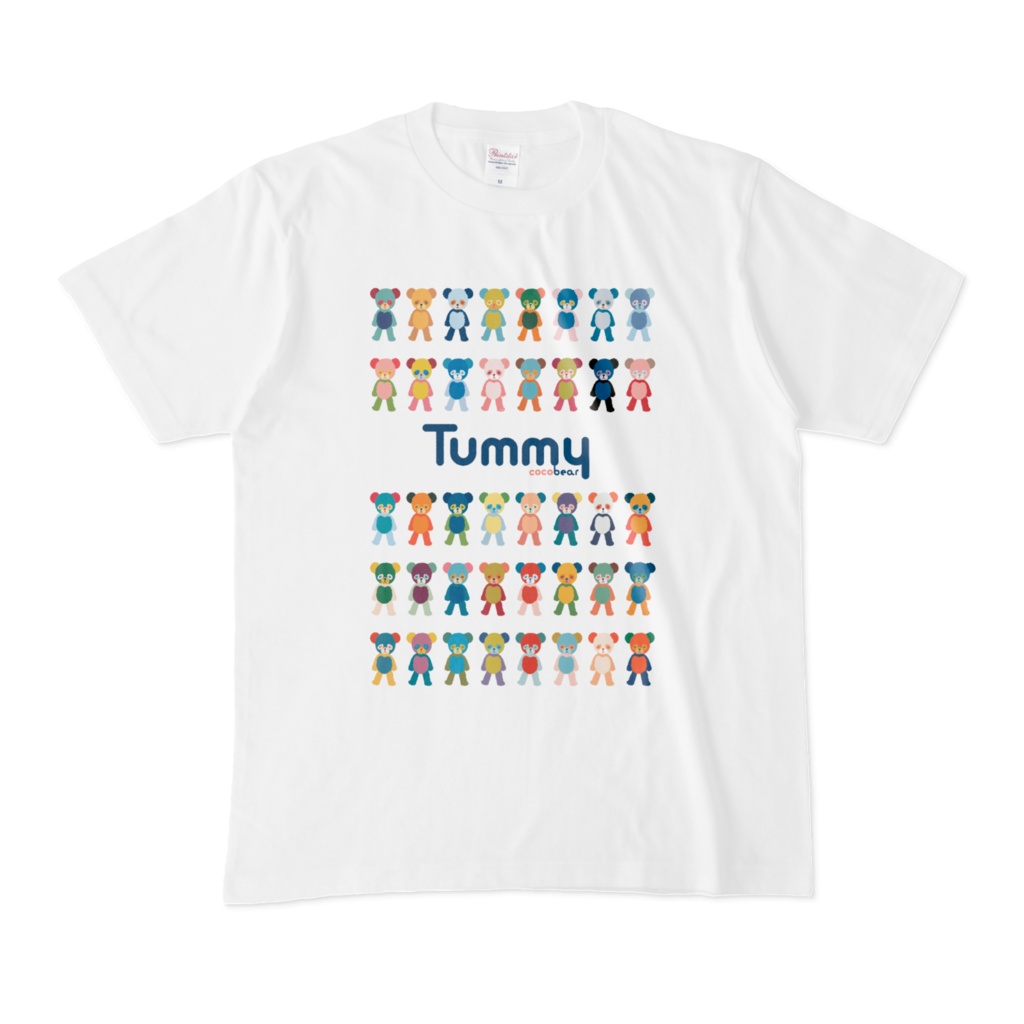 「Tummy」T-シャツ(ホワイト)unisex