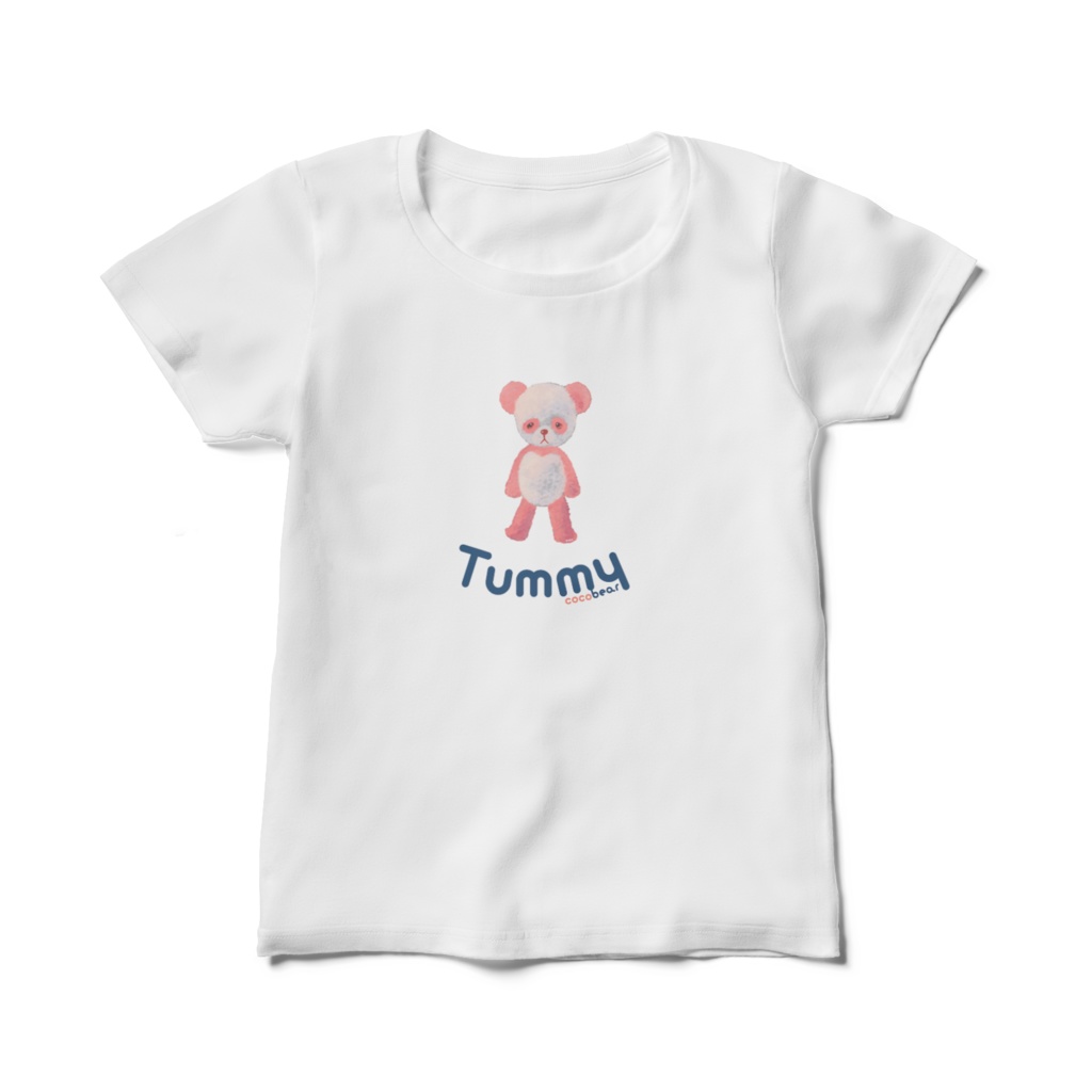 「Tummy」T-シャツ（ホワイト）woman