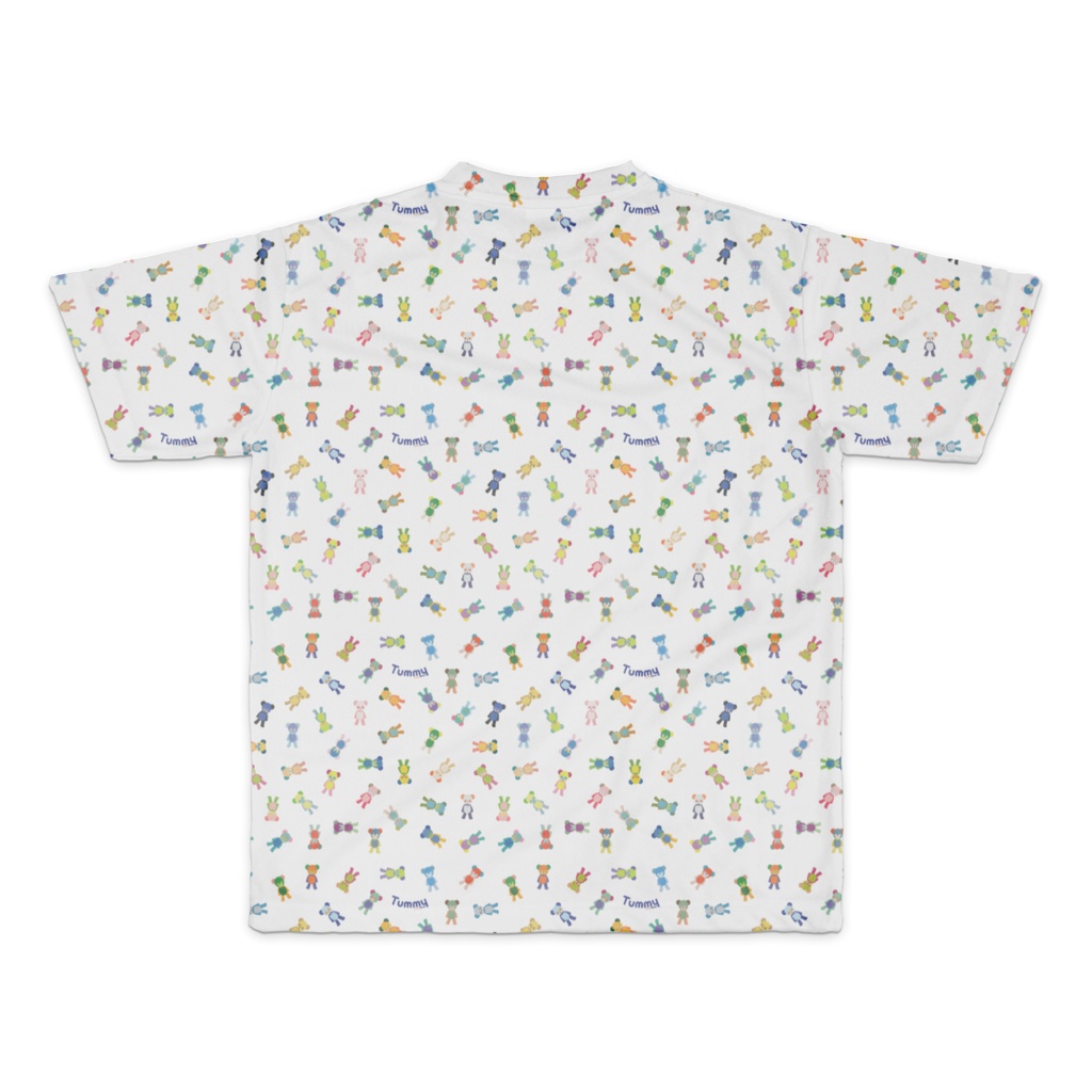 「Tummy」T-シャツ(フルグラフィック)unisex
