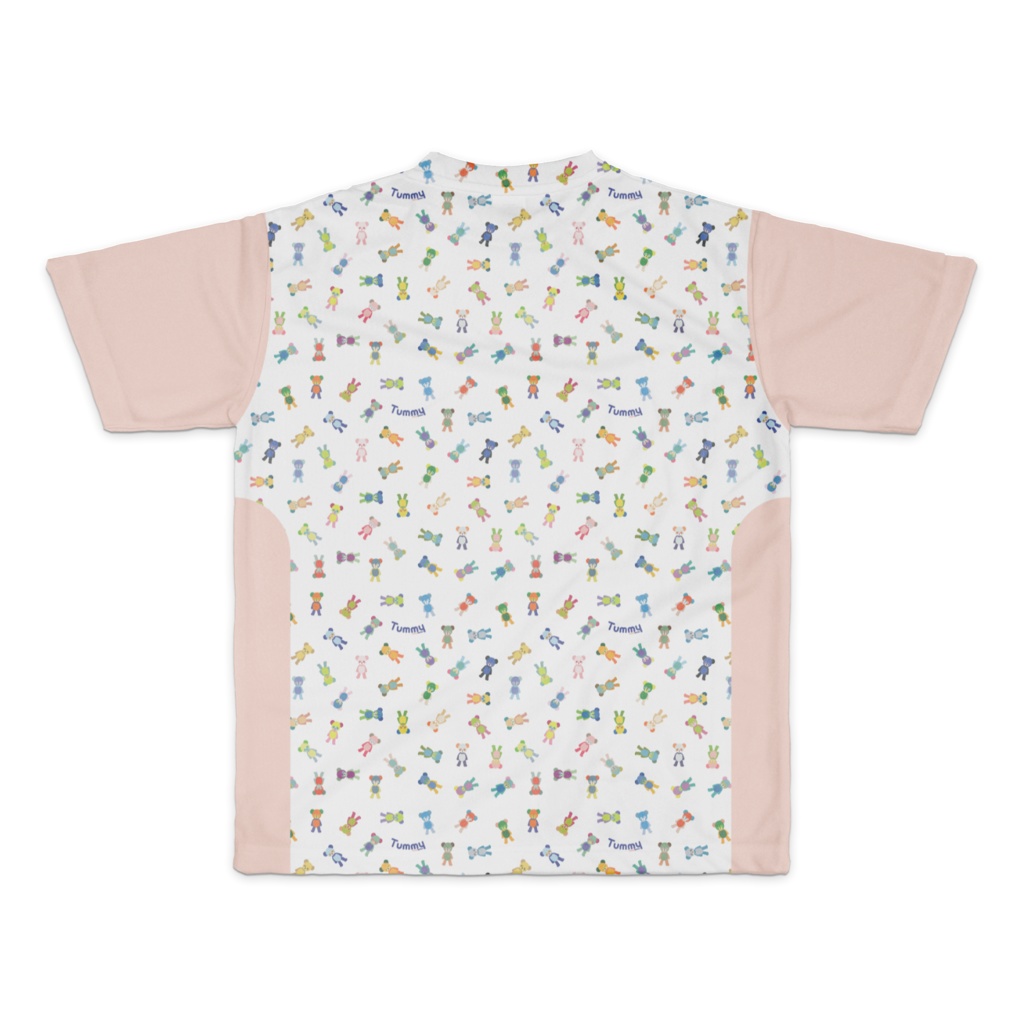 「Tummy」T-シャツ(フルグラフィック)unisex