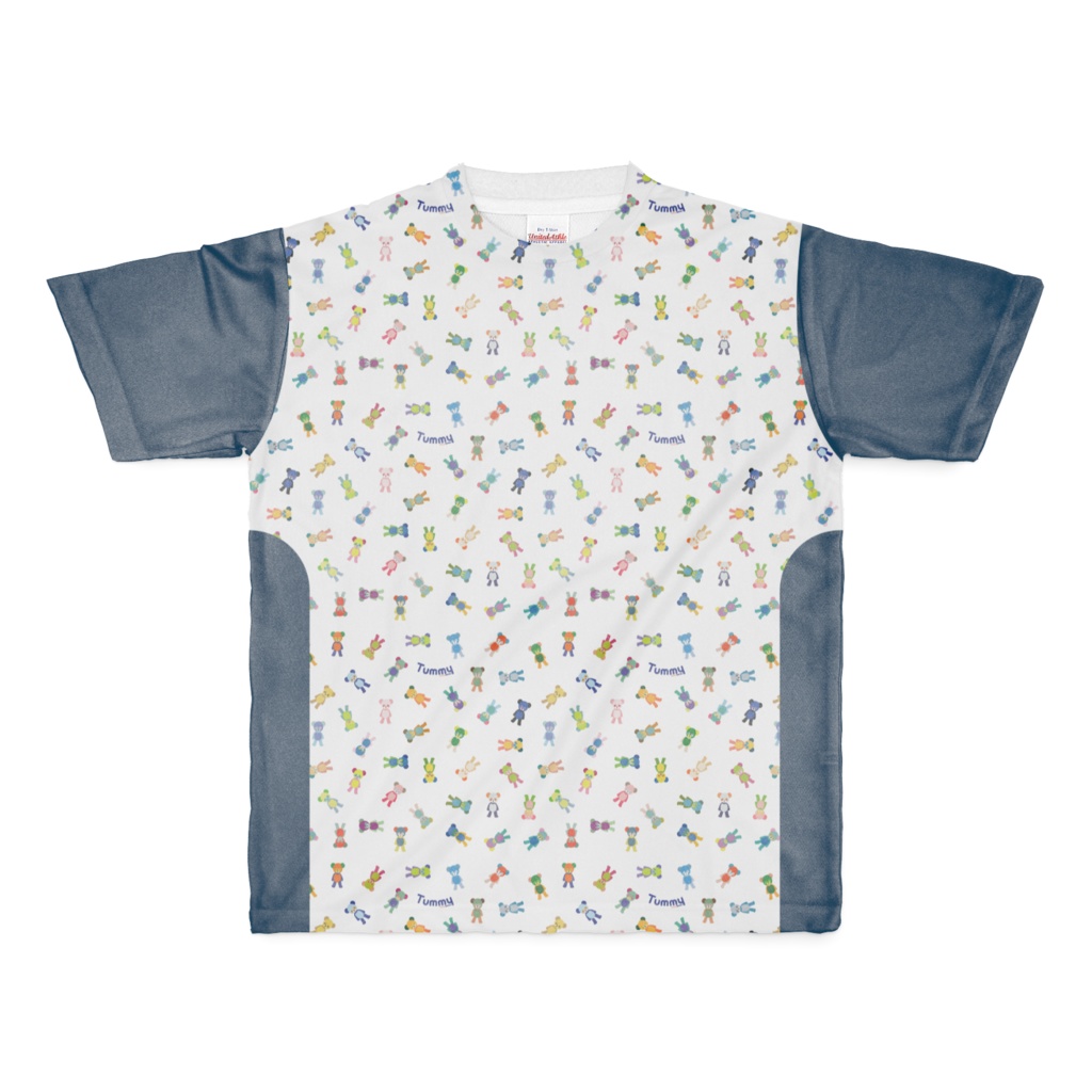 「Tummy」T-シャツ(フルグラフィック)unisex
