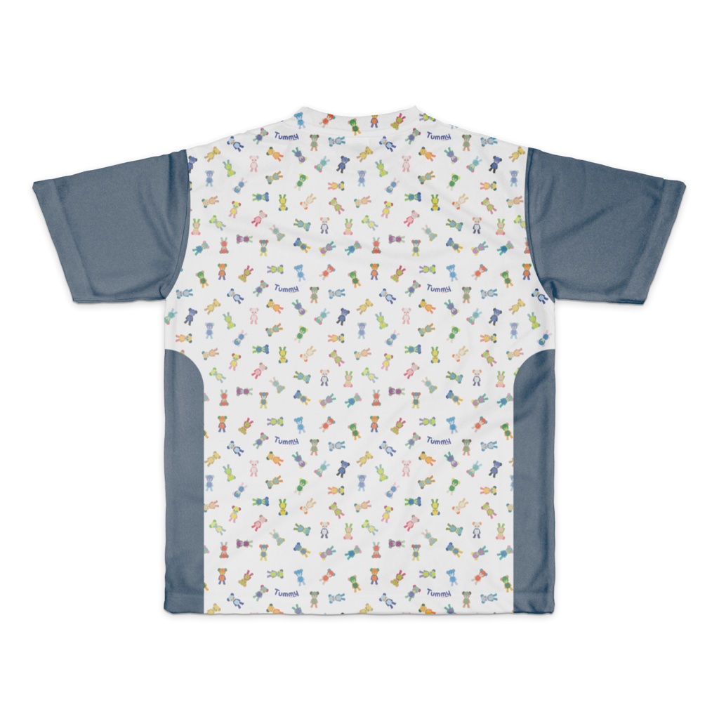 「Tummy」T-シャツ(フルグラフィック)unisex