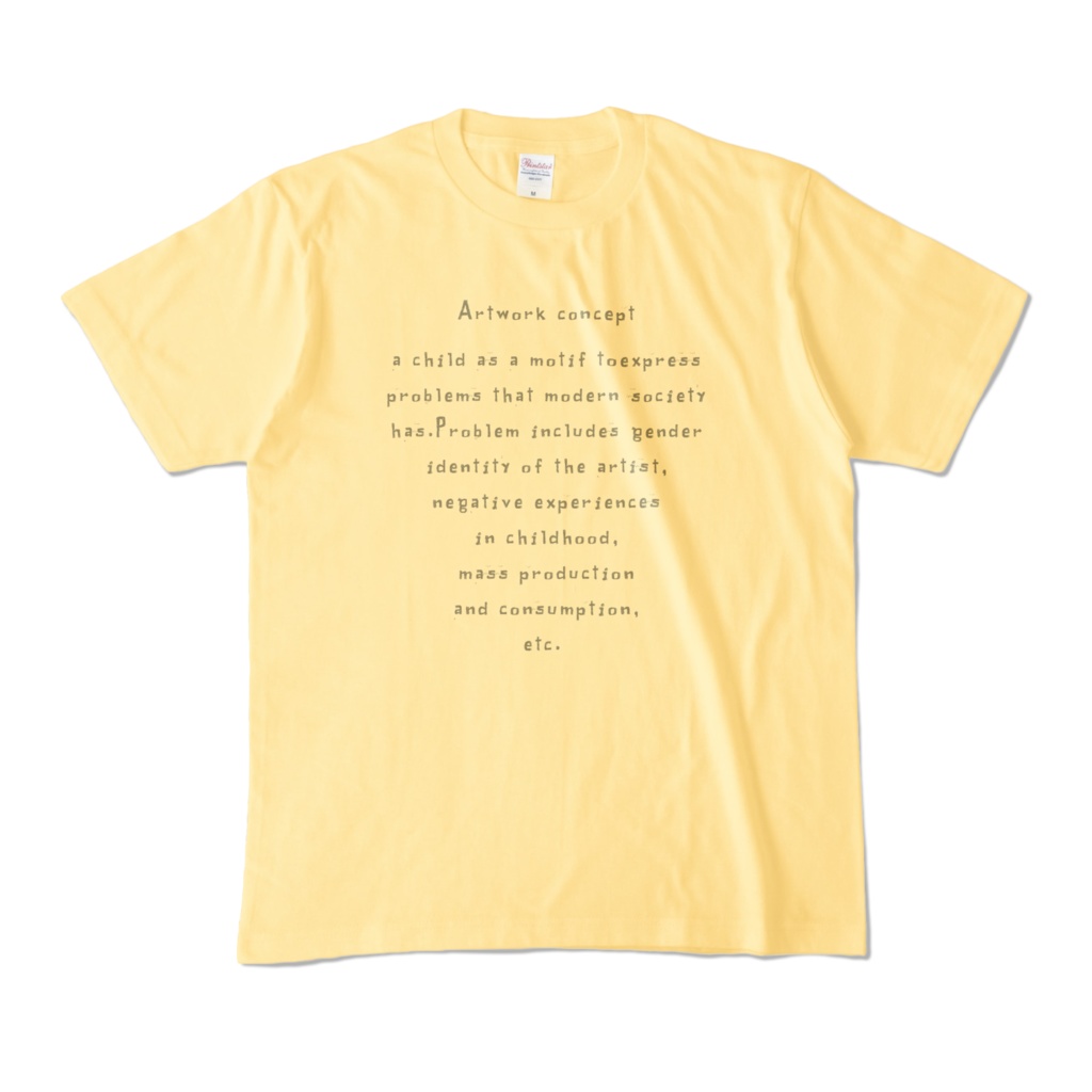 「Artwork concept」T-シャツ(カラー)unisex