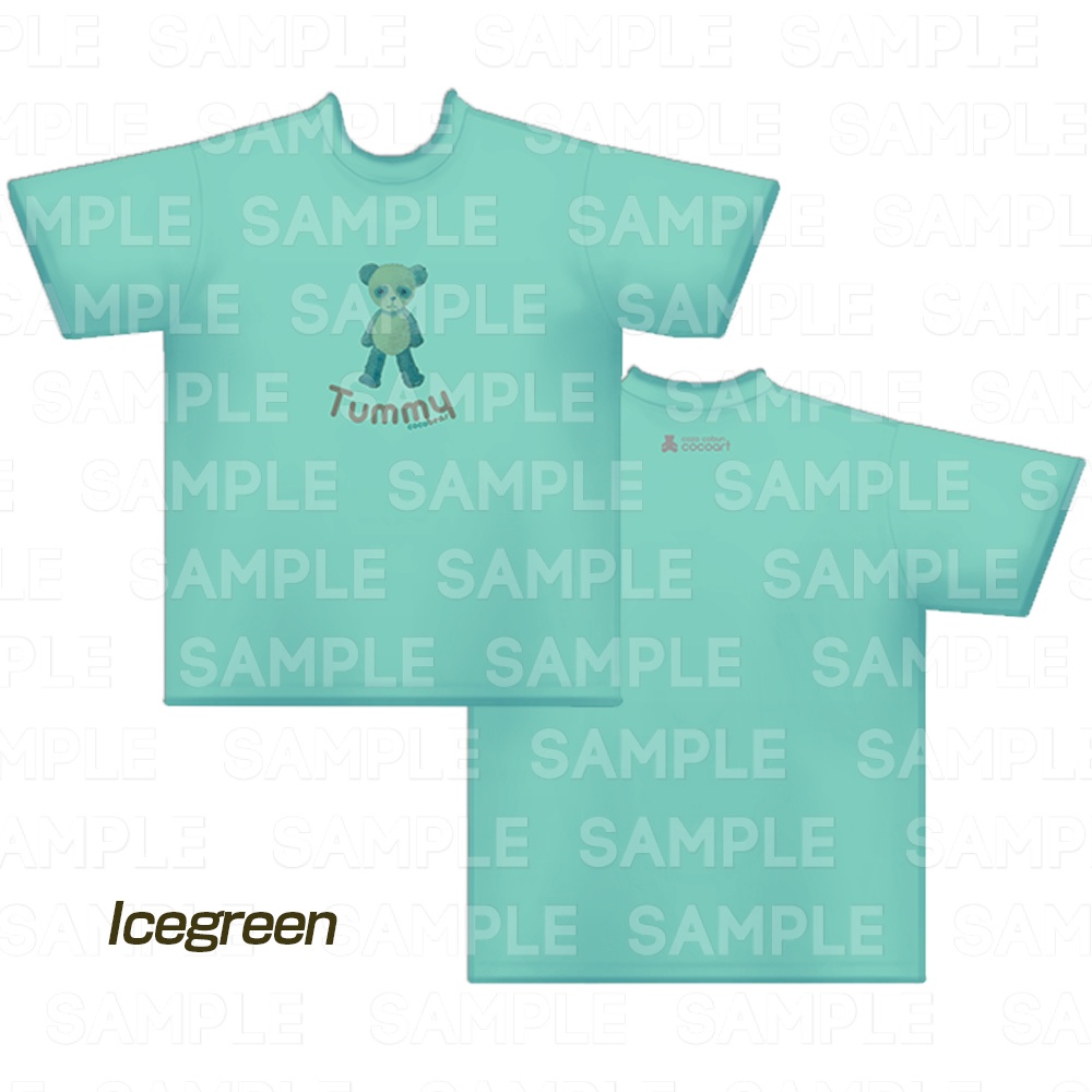 【#VRoid】Tシャツ cocoartオリジナル(Tummyシリーズ)Blue