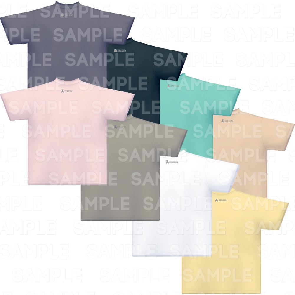 【#VRoid】Tシャツ cocoartオリジナル(Tummyシリーズ)Line