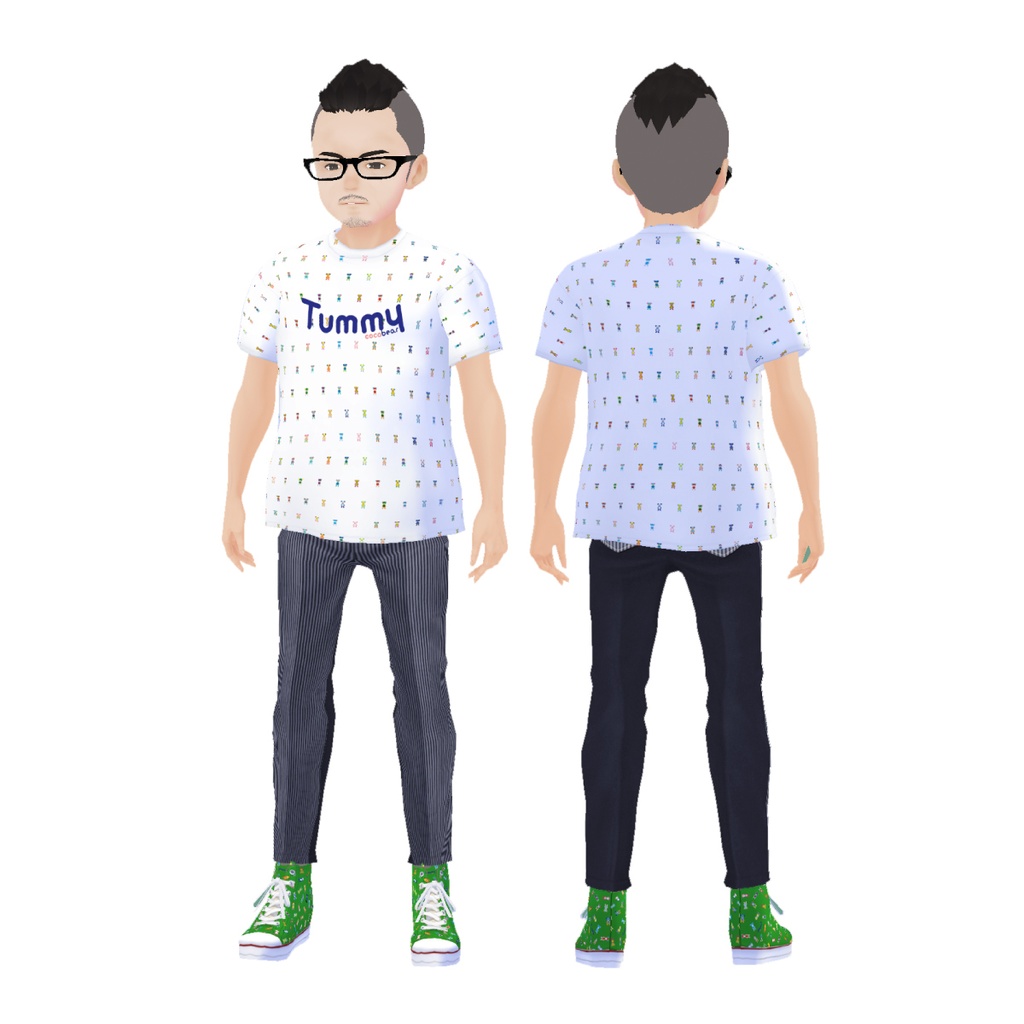 【#VRoid】Tシャツ cocoartオリジナル(Tummyシリーズ)Scat
