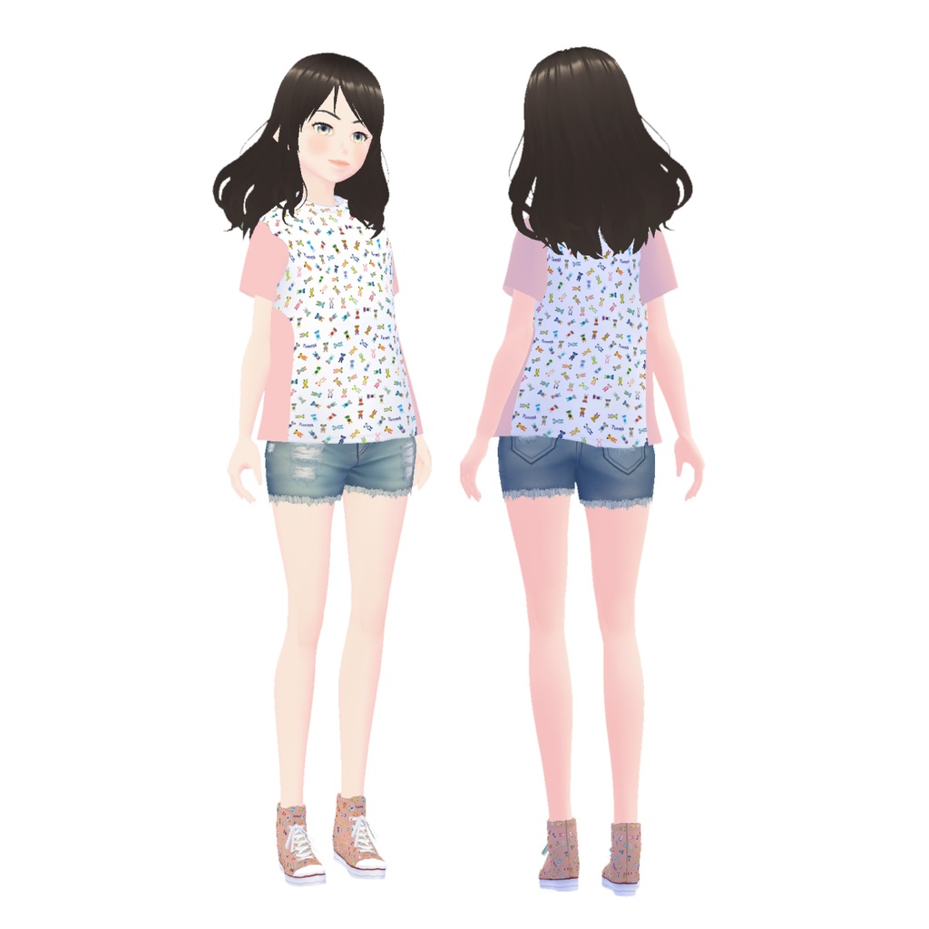 【#VRoid】Tシャツ cocoartオリジナル（Tummyシリーズ）Scat
