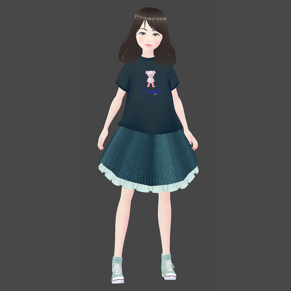 【#VRoid】バッシュ(靴)cocoartオリジナル(Tummyシリーズ)